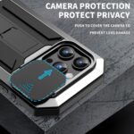 Stofdicht metalen hoes iPhone 15 Pro - Zilver - 6