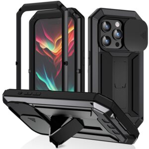 Stofdicht metalen hoes iPhone 15 Pro - Zwart 1