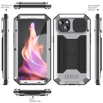 Stofdicht metalen hoes iPhone 15 Plus - Zilver - 1
