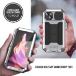 Stofdicht metalen hoes iPhone 15 Plus - Zilver - 3