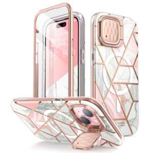 Cosmo iPhone 15/14/13 Mag Case met Screen protector – Marmer