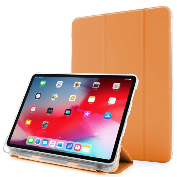 Shockproof Folio Case iPad 11 en iPad 10 Hoes - 10.9 inch - Pencil houder - Oranje