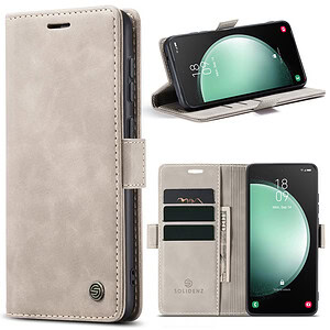 Solidenz Urban Book Samsung Galaxy S23 FE hoesje - Beige 1