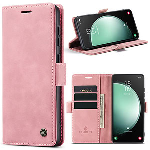 Solidenz Urban Book Samsung Galaxy S23 FE hoesje - Roze 1
