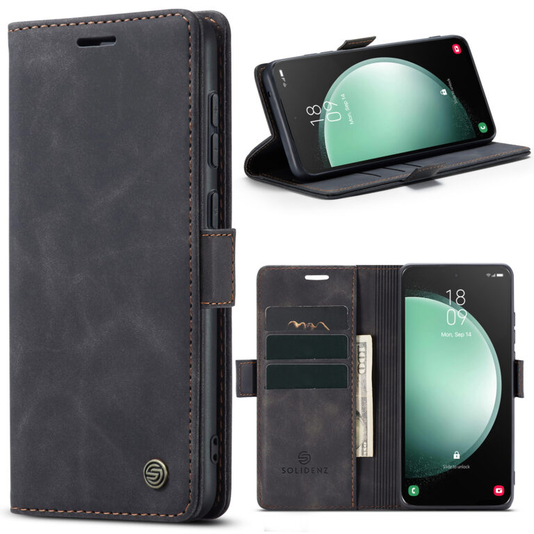Solidenz Urban Book Samsung Galaxy S23 FE hoesje - Zwart