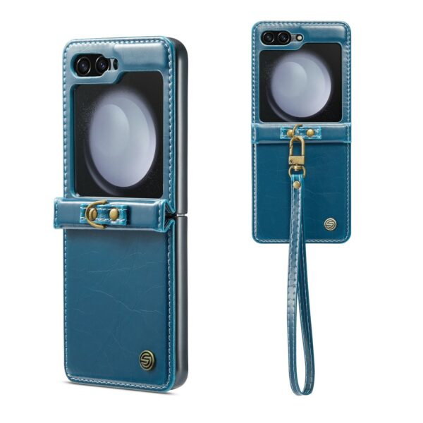 Solidenz Urban Case Samsung Z Flip5 Hoesje - Blauw