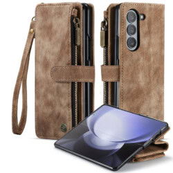 Solidenz Urban Case Samsung Z Fold5 Hoesje - Bruin
