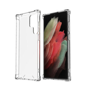 Stevig transparant Samsung S22 Ultra hoesje 1
