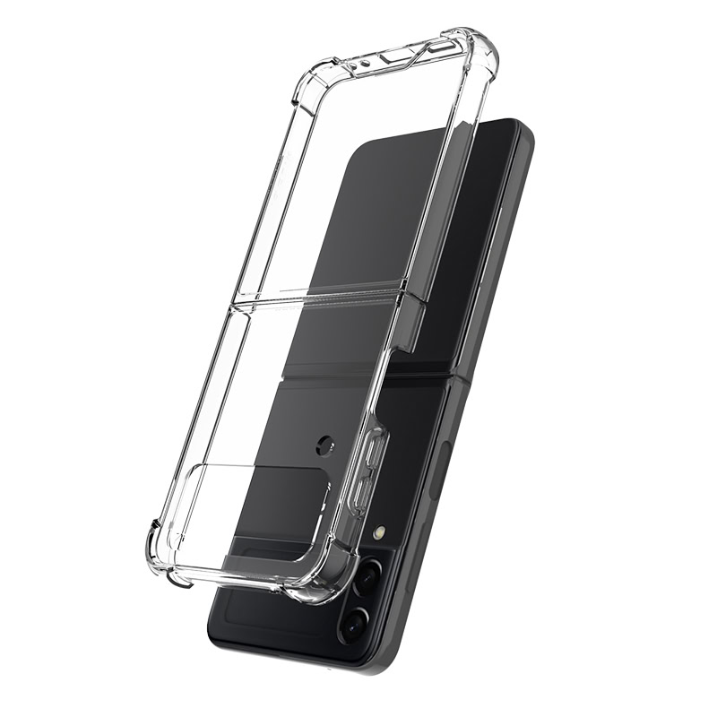 Stevig transparant Samsung Z Flip 4 hoesje 1
