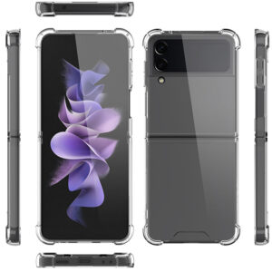 Stevig transparant Samsung Z Flip 4 hoesje 2