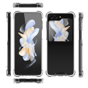 Stevig transparant Samsung Z Flip 5 hoesje 2