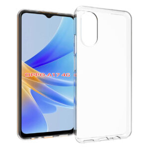 Transparant siliconen Oppo A17 hoesje 1