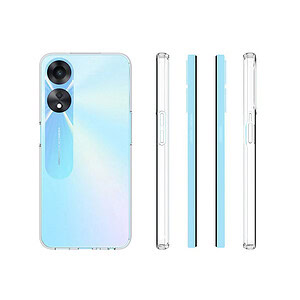 Transparant siliconen Oppo A78 hoesje 2