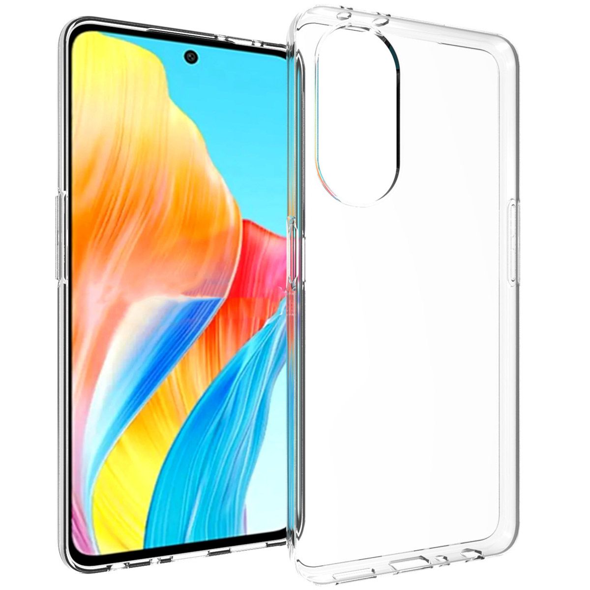 Transparant siliconen Oppo A98 hoesje Main Image