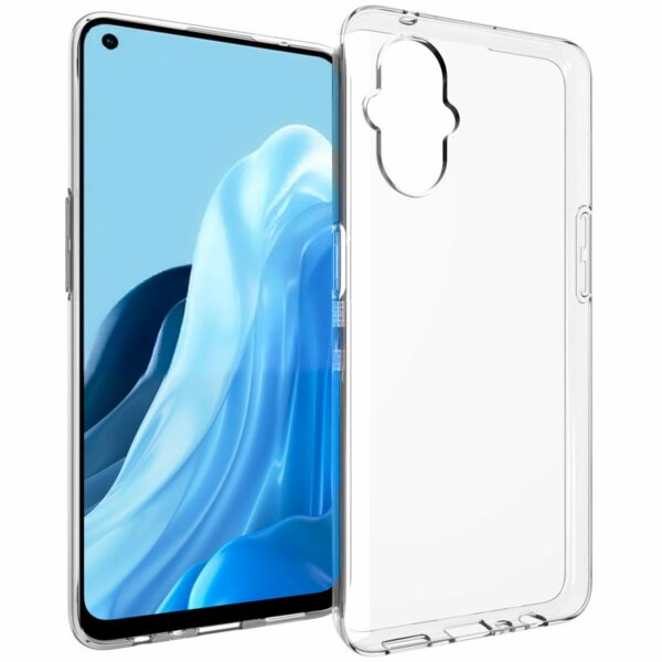 Transparant siliconen Oppo Reno8 Lite hoesje