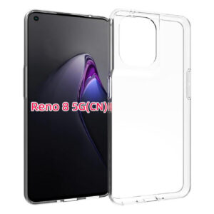 Transparant siliconen Oppo Reno8 5G hoesje 1