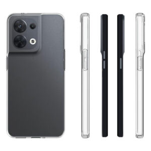 Transparant siliconen Oppo Reno8 5G hoesje 3