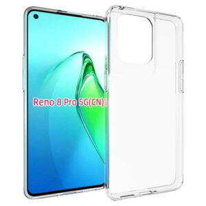 Transparant siliconen Oppo Reno8 Pro hoesje 1