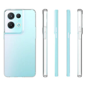 Transparant siliconen Oppo Reno8 Pro hoesje 2