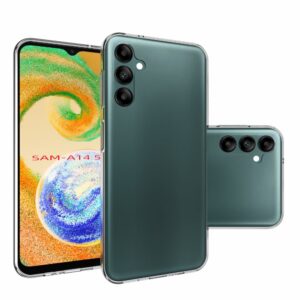 Transparant siliconen Samsung A14 hoesje 1