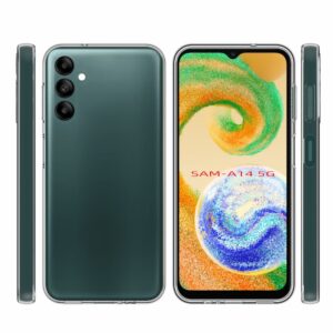 Transparant siliconen Samsung A14 hoesje 2