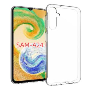 Transparant siliconen Samsung A24 hoesje 1