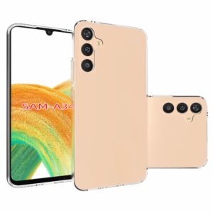 Transparant siliconen Samsung A34 hoesje 1