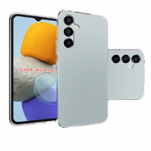 Transparant siliconen Samsung A54 hoesje 1
