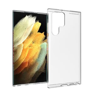 Transparant siliconen Samsung S22 Ultra hoesje 1