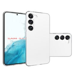 Transparant siliconen Samsung S23 hoesje