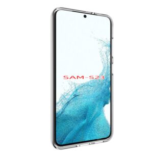 Transparant siliconen Samsung S23 hoesje 3