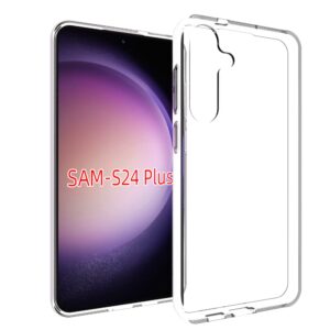 Transparant siliconen Samsung S24 Plus hoesje 1