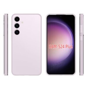 Transparant siliconen Samsung S24 Plus hoesje 2