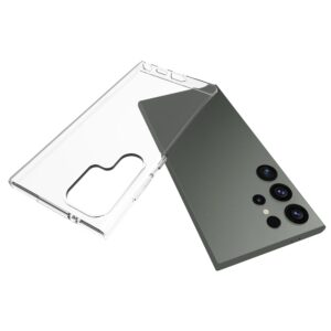 Transparant siliconen Samsung S24 Ultra hoesje 3