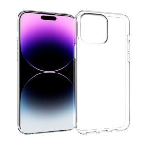 Transparant siliconen iPhone 15 Pro Max hoesje 1