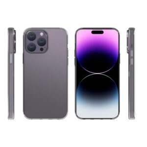 Transparant siliconen iPhone 15 Pro Max hoesje 3