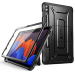 Supcase Fullcover hoes met screenprotector Samsung Tab S9 FE Plus - 12.4 inch - Zwart Main Image