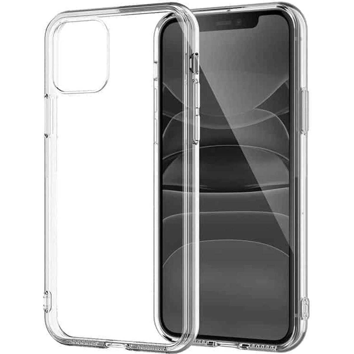Transparant siliconen iPhone 12 Pro / 12 hoesje Main Image