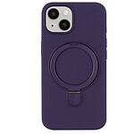 Magnetisch siliconen hoesje iPhone 13 - Paars - 1