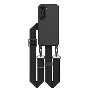 Solidenz Collection Samsung S23 hoesje met afneembare koord - Zwart