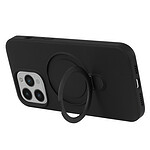Magnetisch siliconen hoesje iPhone 15 Pro - Zwart - 4