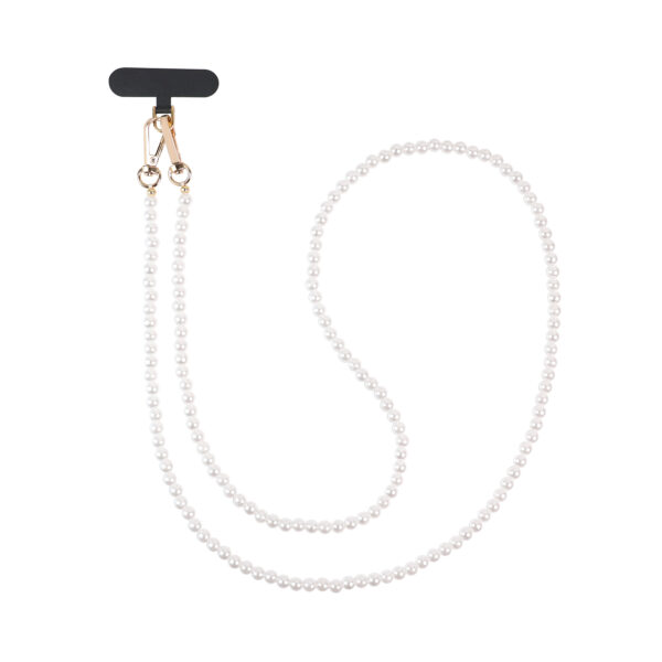 Solidenz Universele telefoonkoord - White Pearls