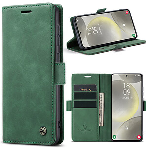 Solidenz Urban Book Samsung Galaxy S25 hoesje - Groen