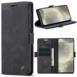 Solidenz Urban Book Samsung Galaxy S25 Plus hoesje - Zwart