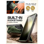 Supcase UB Pro hoesje Samsung Galaxy S24 Ultra - Met en zonder screen protector - Groen - 3
