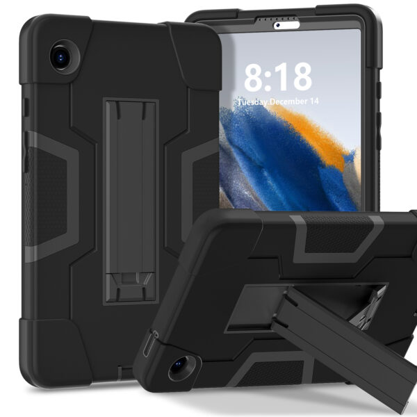 Shockproof Standcase Samsung Tab A9 Hoes - 8.7 inch - Zwart