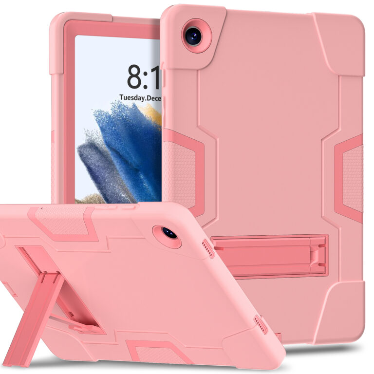 Shockproof Standcase Samsung Galaxy Tab A11 Plus en Tab A9 Plus Hoes - 11 inch - Roze