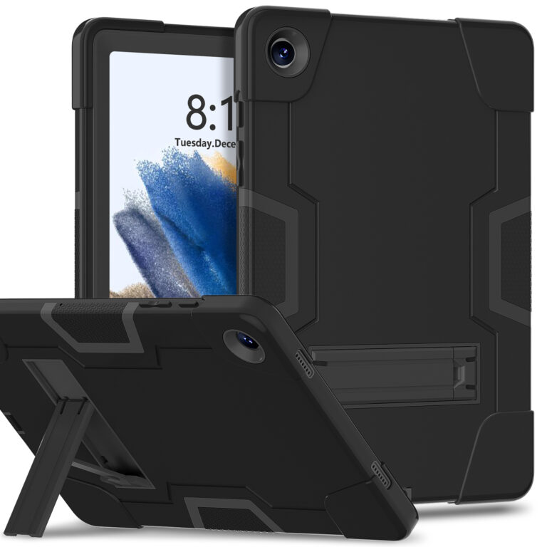 Shockproof Standcase Samsung Tab A9 Plus Hoes - 11 inch - Zwart