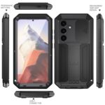 Stofdicht metalen hoes Samsung Galaxy S24 Plus - Zwart - 1