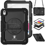 Turtle Shift Extreme Protection 360 Backcase Hoes iPad 11 en iPad 10 - 10.9 inch - Zwart